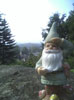 Gunit the Gnome looks over Elkins