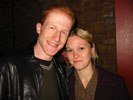 With Julia Stiles at Columbia